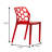 Jakubowski Dynamic Modern Plastic Dining Side Chair with Honeycomb Design-124818732-13704662