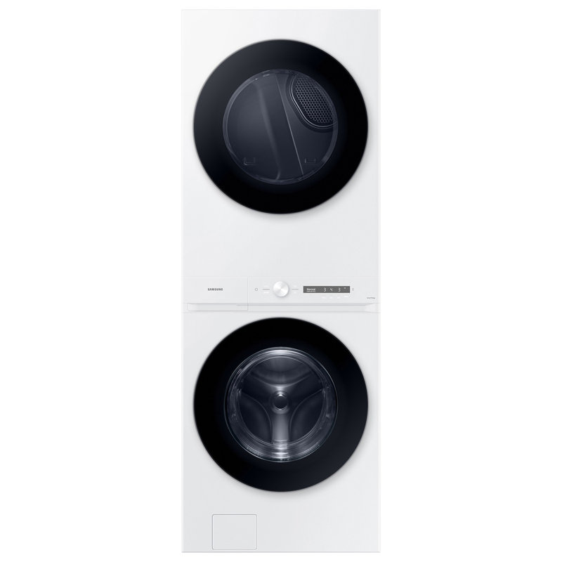 Samsung Bespoke AI Laundry Hub 4.6 cu. ft. Single Unit Washer and 7.6 cu. ft. Gas Dryer