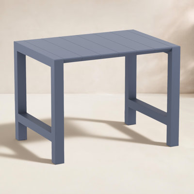 Farrah Rectangular Extendable Outdoor Bar Table , 39 " W 39.37 " D
