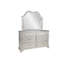 Mobilier de chambre à coucher avec poignées en cristal de style contemporain 1Pc
