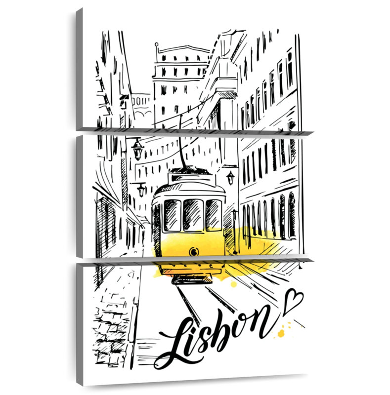 Mehar Love Lisbon Tram, 38" H x 24" W