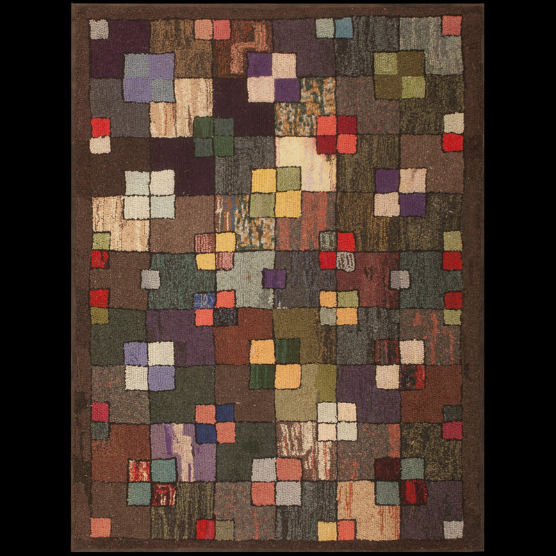 Tapis crocheté One-of-a-Kind American