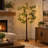 71" Modern Olive Tree Floor Lamp with LED Lights Dimmable