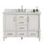Ensemble de meuble-lavabo simple autoportant 48 po avec lavabo Loverin