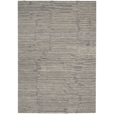 CK010 LINEAR Striped Hand Woven Area Rug