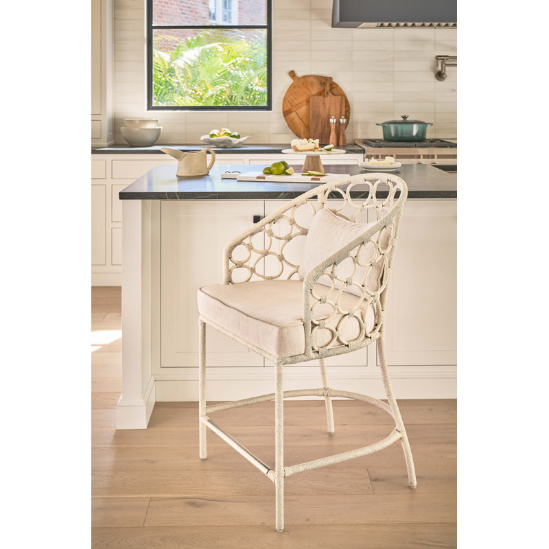 Pebble 24" Counter Stool, Brown