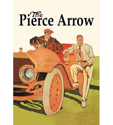 « the pierce-flèche par edward penfield », affiche rétro
