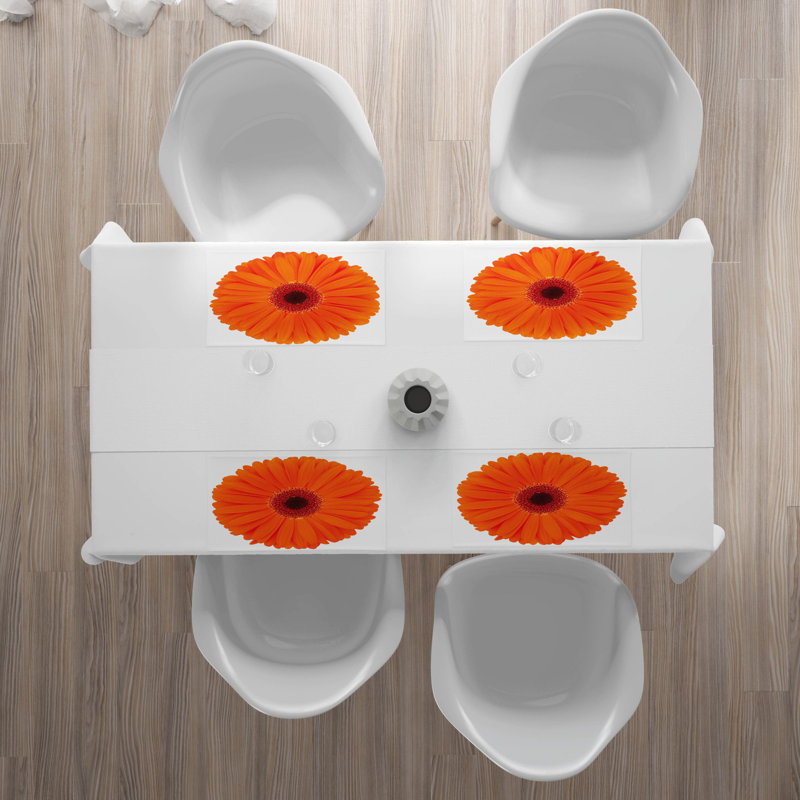 Polyester Floral Rectangle Placemat