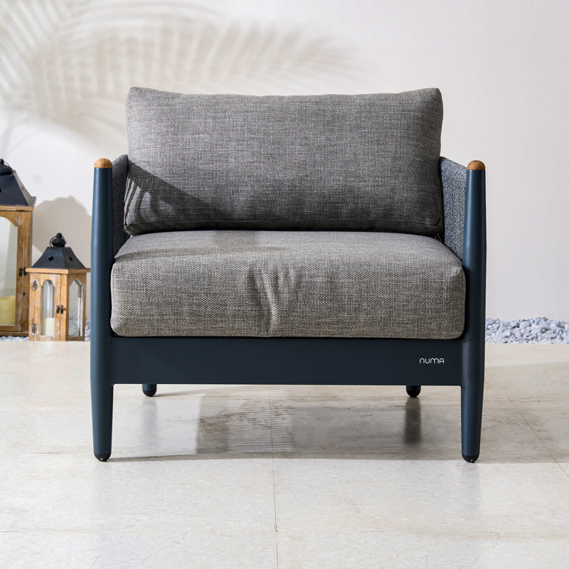 Outdoor Aluminum Lounge Chair With Cushions
