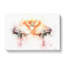 Pink Flamingo In Abstract - Wrapped Canvas-55341806