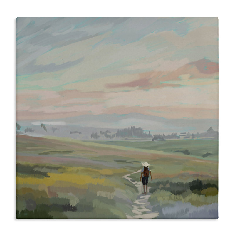 "California Hike Pastel Skies", art mural par Amelia Noyes, H 30 po x l 30 po