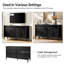 Buffet cannelé à 2 portes et 2 tiroirs Hoai Derk Transitional-1719059244