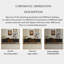 Vitrines en bois brun massif