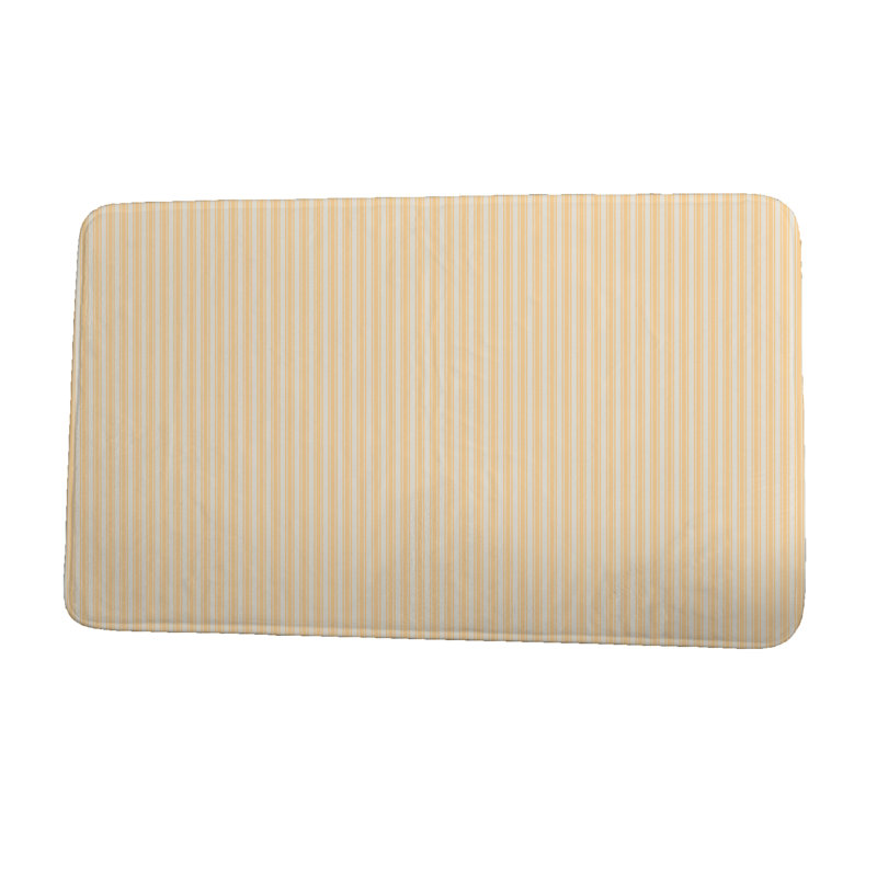 Tapis pour salle de bain Donaldson, l 24 po x L 17 po, Jaune