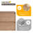 24" Wall Mounted Bathroom Side Cabinet With 2 Soft Close Drawers