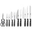 Richardson Sheffield Cucina 11 Piece Stainless Steel Knife Block Set