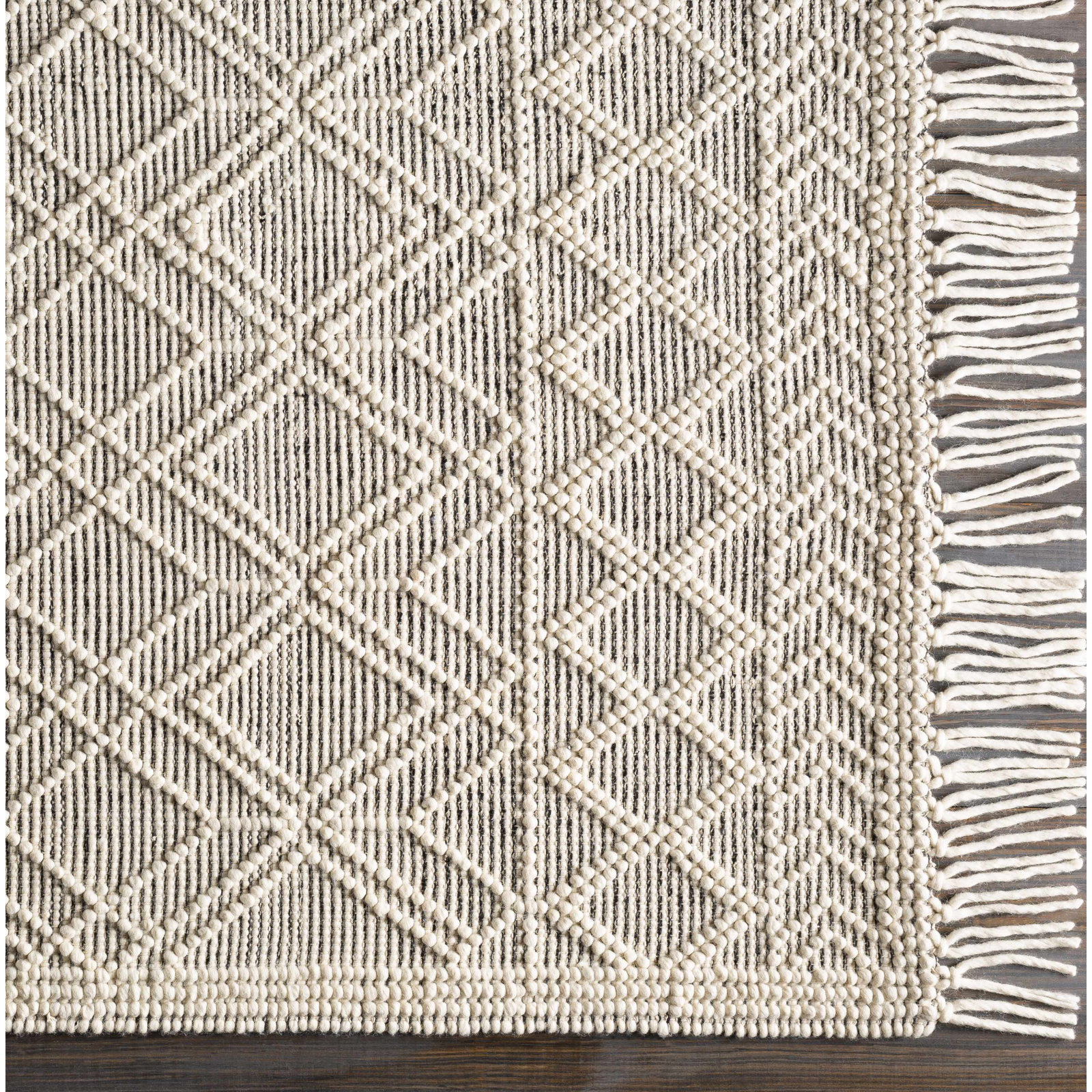 Esty Handmade Wool Rug, Square 8'