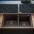 Karran Quartz 33'' X 22'' Double Bowl 60/40 Top Mount Drop-in Kitchen Sink Kit-50597839