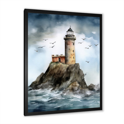Océan tour de guet I - impressions sur toile côtières