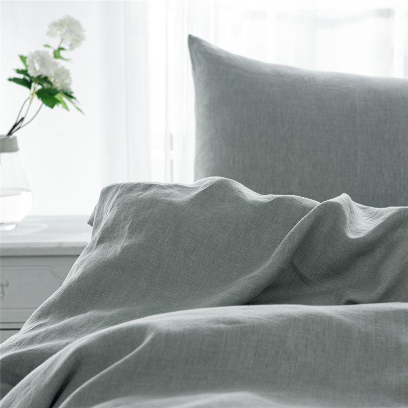 Standard Pillow Case Pillow Cases with Envelope Enclosure, Standard, Sea Glass