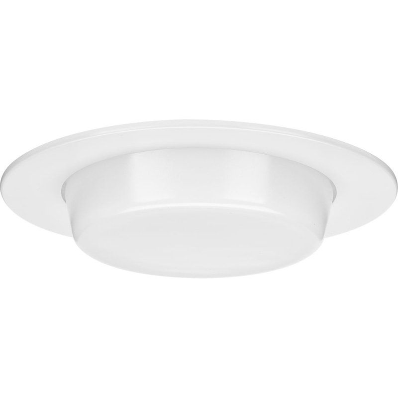 Garniture de douche à lentille encastrée 6 "avec diffuseur en verre givré pour boîtier de 6 po