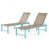 Coussin gris / cadre bleu