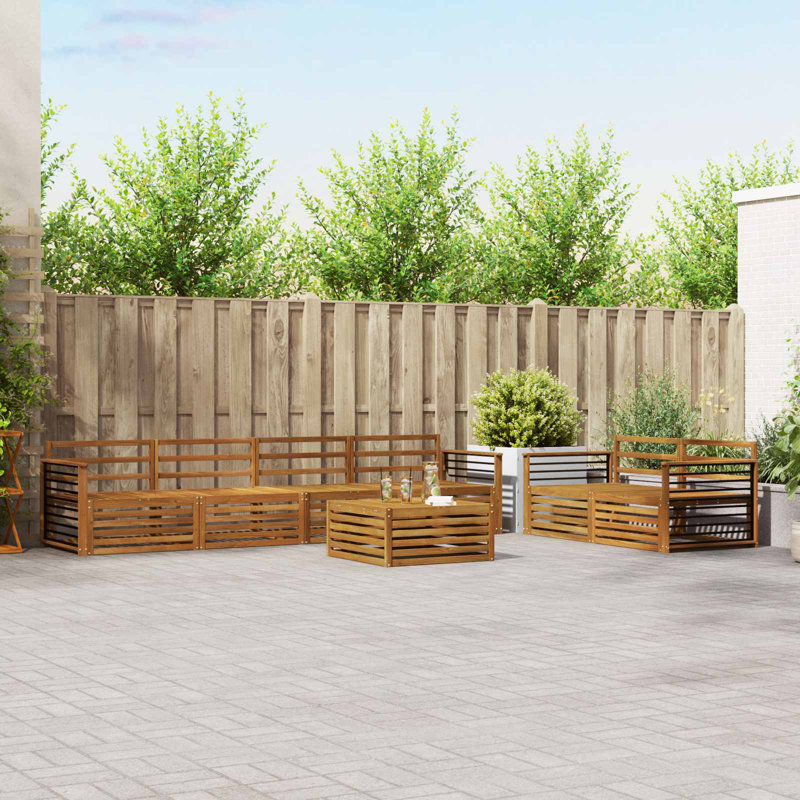 329cm Wide Patio Sectional Set