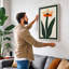 Bloom Mid-Century - Wrapped Canvas-131764819-131764820