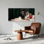 Art sur toile marches noires et rouges-133469802