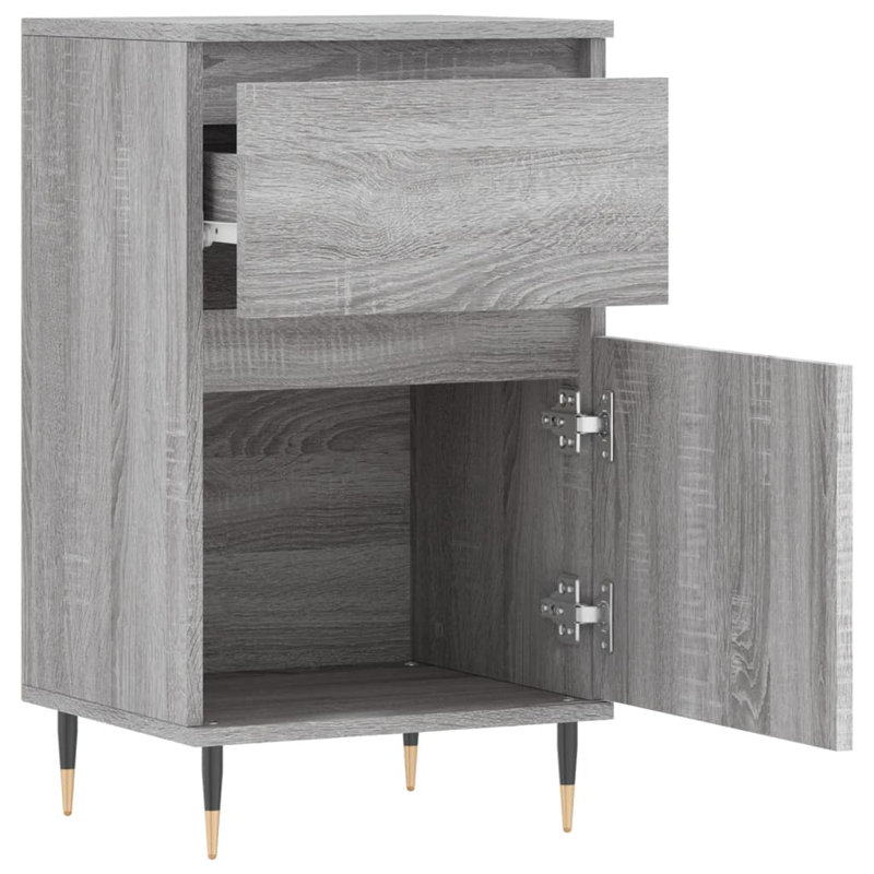 Mariss 1 - Drawer Chest of Drawers, Grey Sonoma