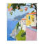 Toile vue sur la mer côtière italienne, design par Riley B-1290161671