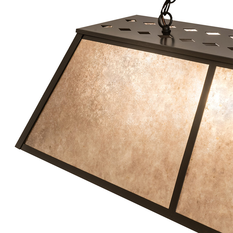 Rustic Lodge 6 - Light Pendant, Brown, 47" H x 70" W x 17" D