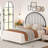 Steel Metal Slat Headboard-1931780552