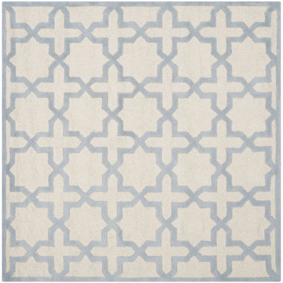 Igna Hand Tufted Wool Geometric Rug