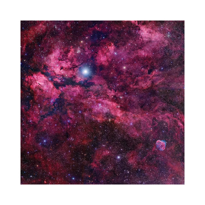 Cygnus Mosaic II by Robert Gendler - Wrapped Canvas Gallery-Wrapped Canvas Giclée, 45.72 cm H x 45.72 cm W x 3.175 cm D