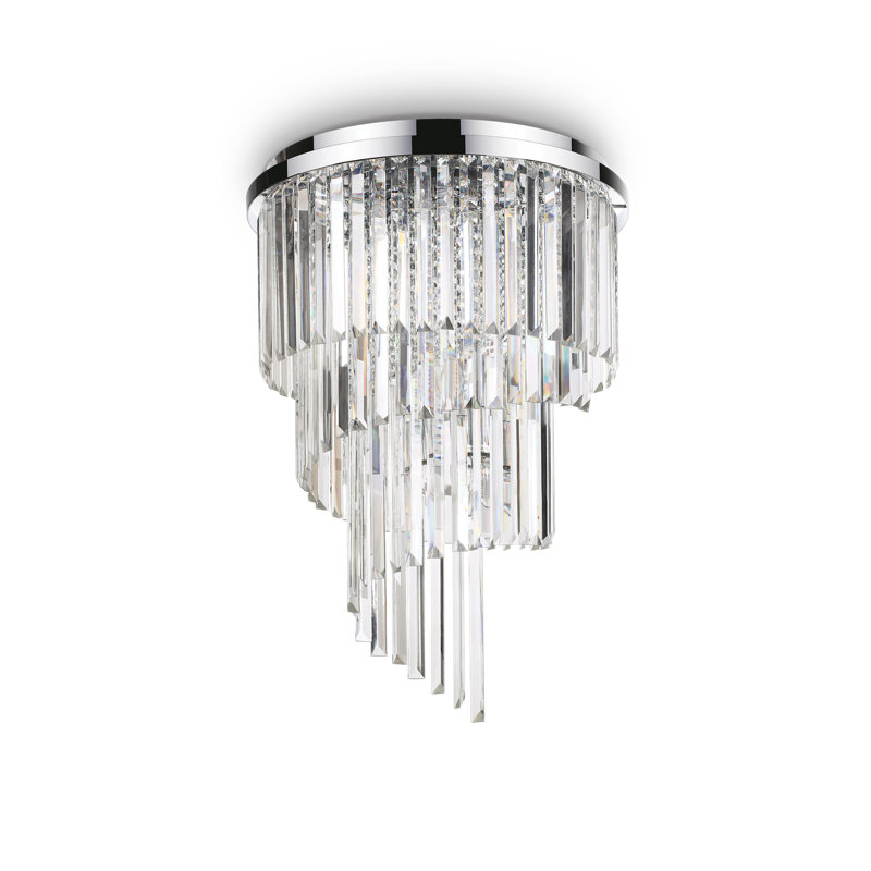 Pearl Flush Mount, Chrome