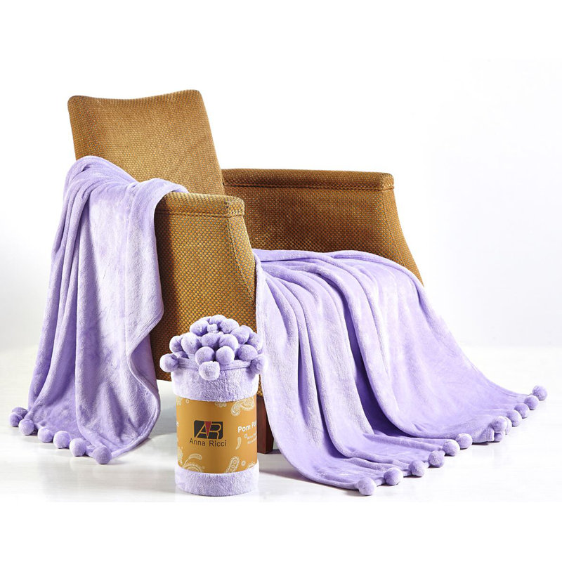 Throw Blanket, Light Purple