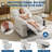 Ergonomic Recliner Chair with Massage & Heat, Wide Rocker, Remote Control for Living Room & Bedroom-1403789206