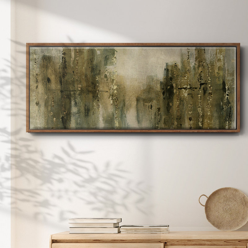 Gold City Shine - toile encadrée, H 20 po x l 50 po