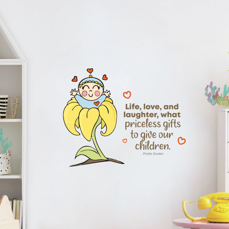 Text & Numbers Wall Decal, 40" H x 40" W x 0.05" D