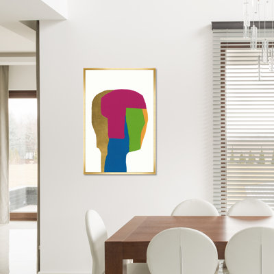 Giselle Kelly " Colorful Silhouette I " by Giselle Kelly Painting Print