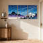 Ensemble de 3 impressions sur toile Starry Sky Mountain-241530252