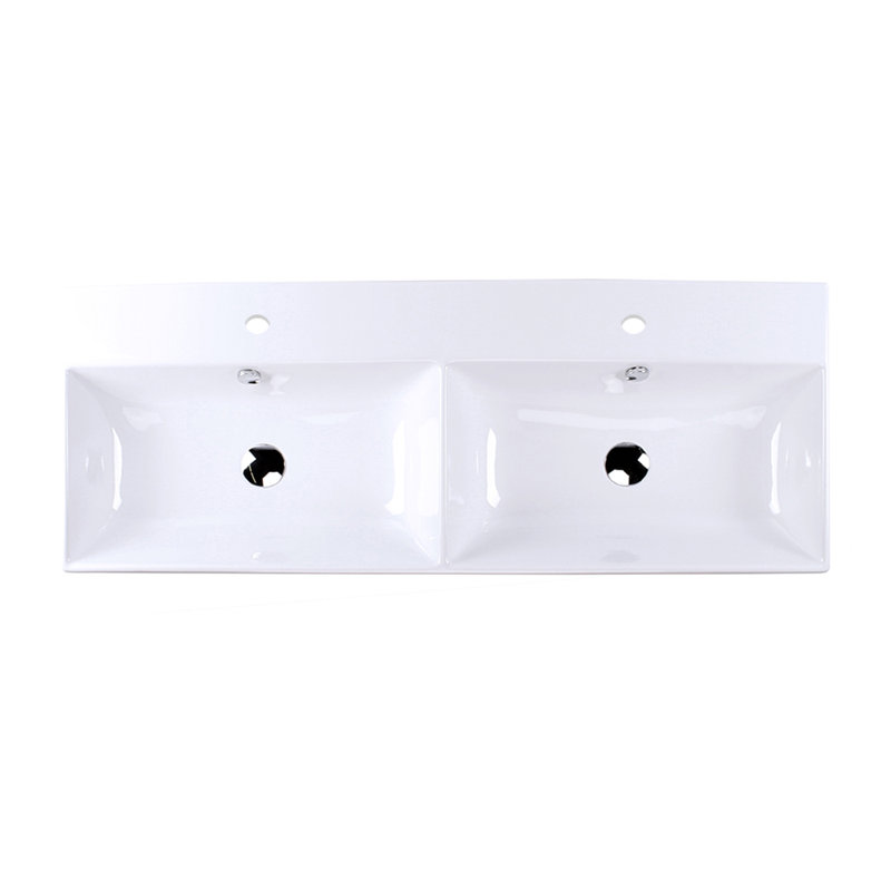 Aquasei 47.75'' L Bathroom Sink, Single Hole