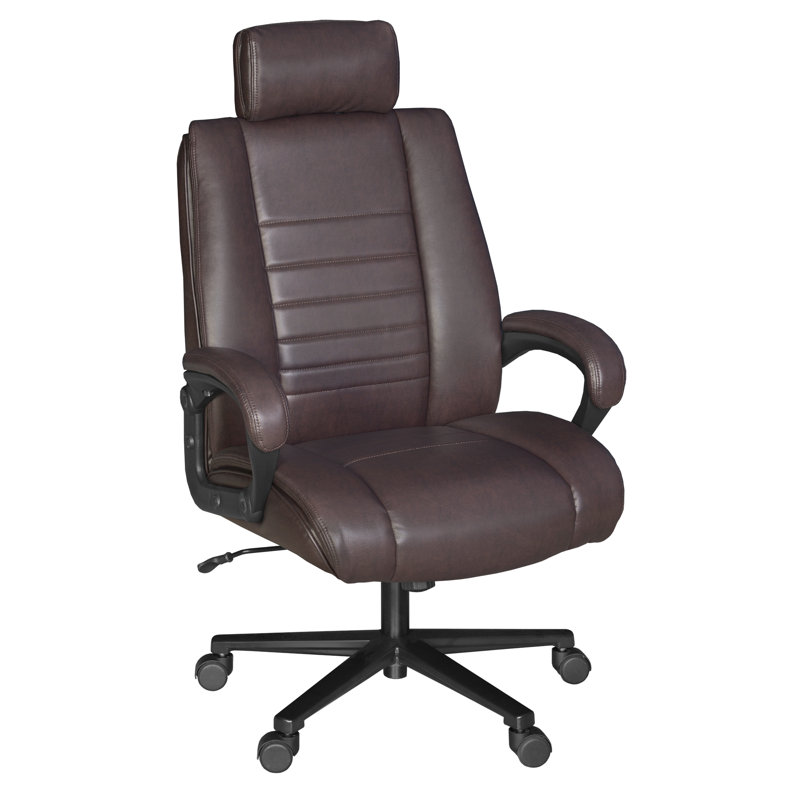 Fauteuil de direction ergonomique Nemiah Regency Duraforce, Brun