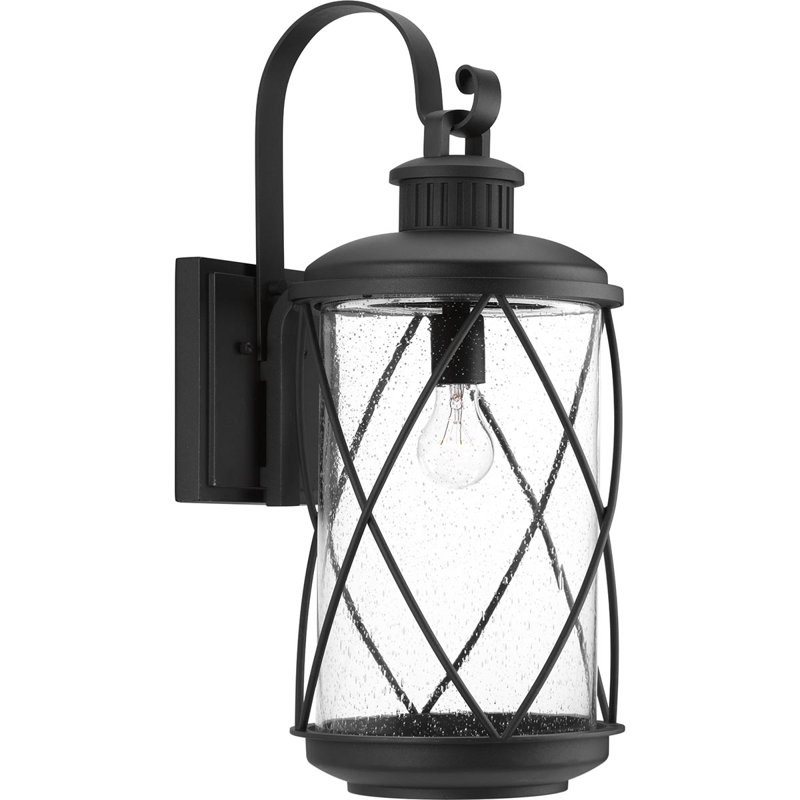 Lanterne murale d'extérieur Chumasero, H 24 po x l 10 po x P 13,13 po