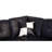 Sectional Sofa Set, Faux Leather Sofa with Free Storage Ottoman-1004977501-1004977500