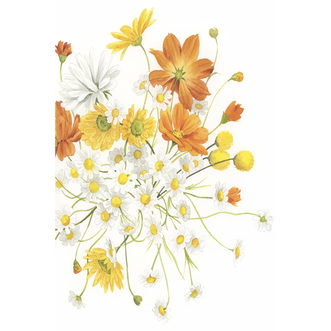 Leinwandbild Sunny Wild Bouquet I von Grace Popp