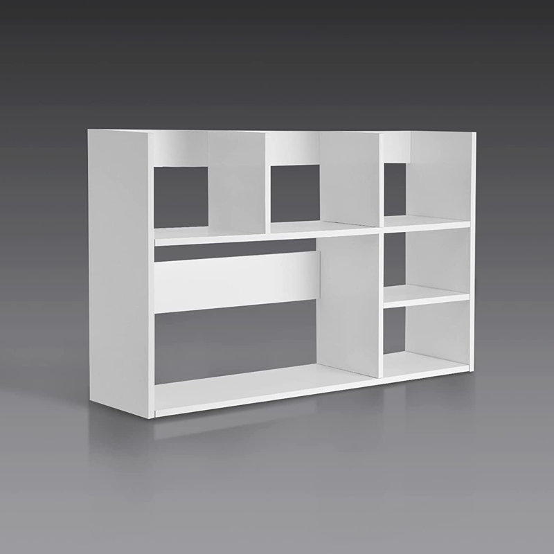 Ionie Bookshelf Office Desktop Organizer, White