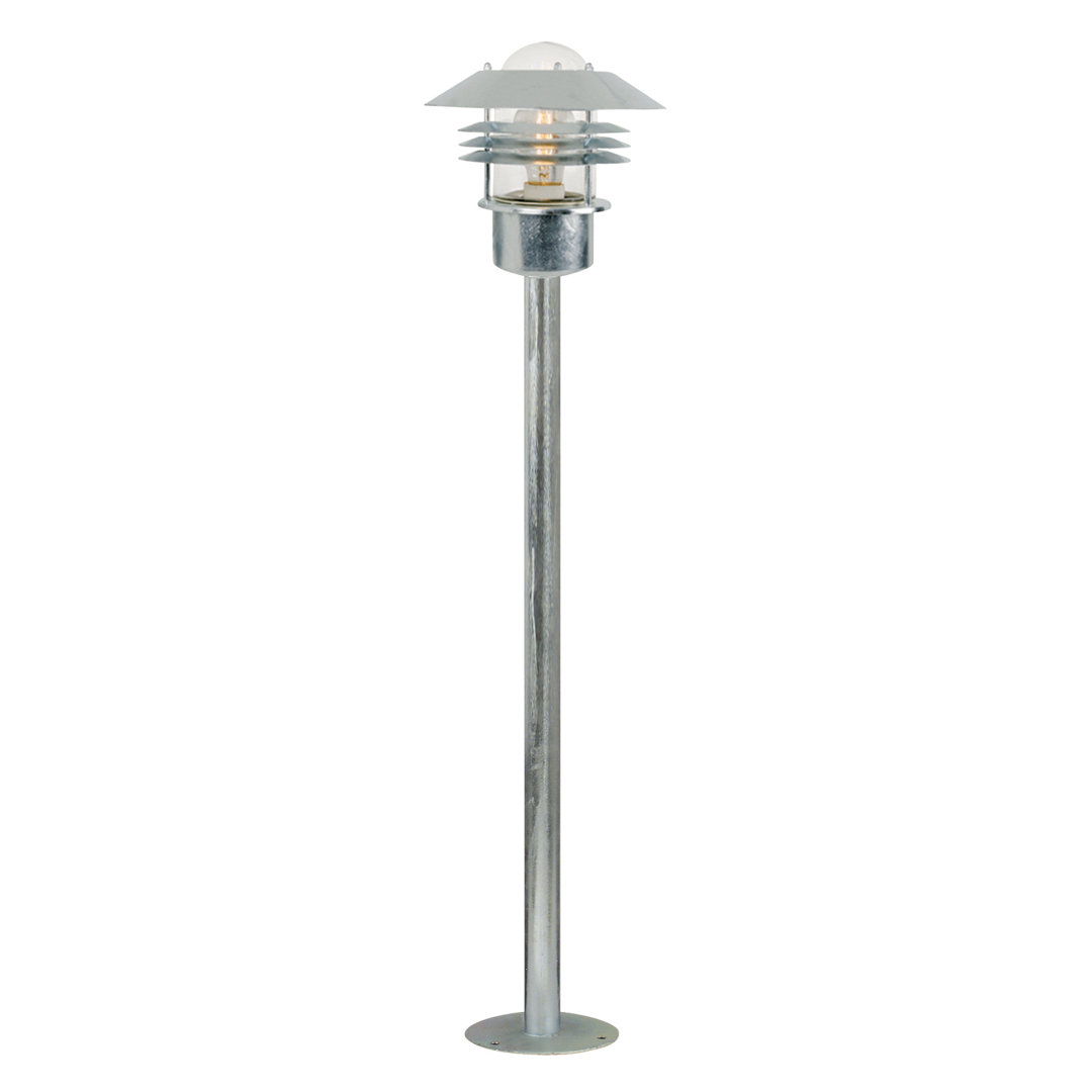 Nordlux Vejers Galvanised Steel Garden Lamp Post - 92cm Height - Image 6