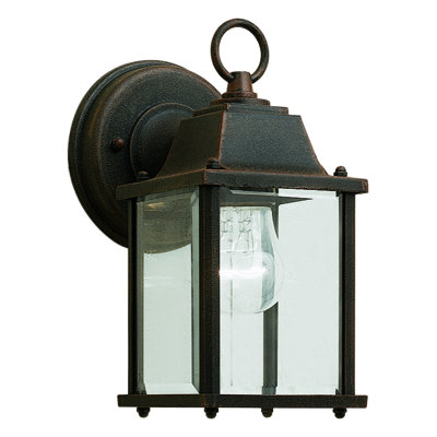 Lanterne murale d'extérieur en verre biseauté H 8,75 "Northwood
